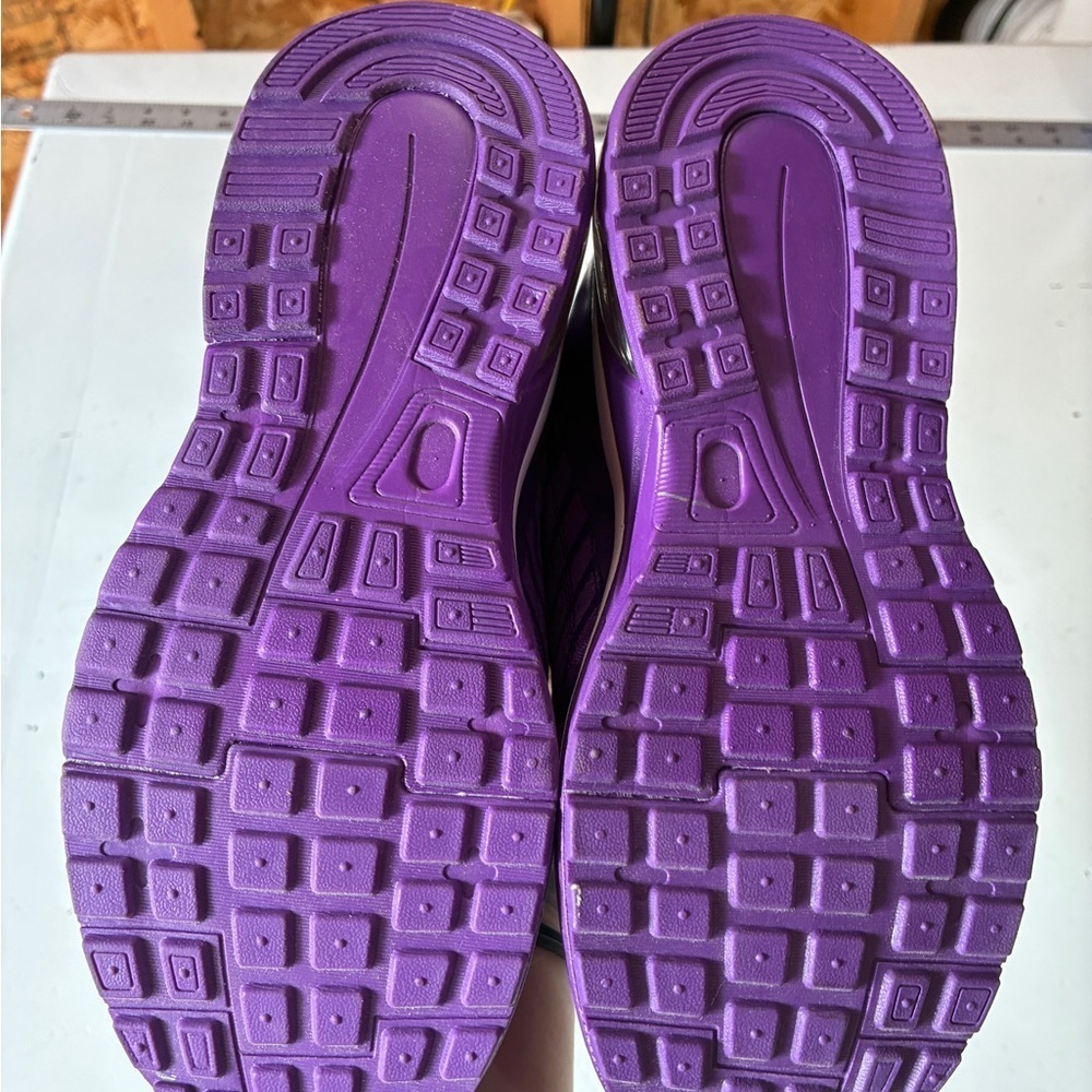 STQ Lightweight Air Cushion Shoes, Road Running w/ Arch Support Dark Purple 5.5 - Picture 7 of 13